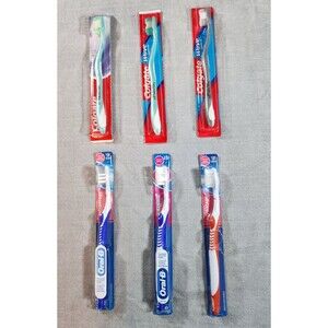 6 Toothbrushes Oral-B Complete Advantage Sensitive Soft Colgate Wave Comfort Fit